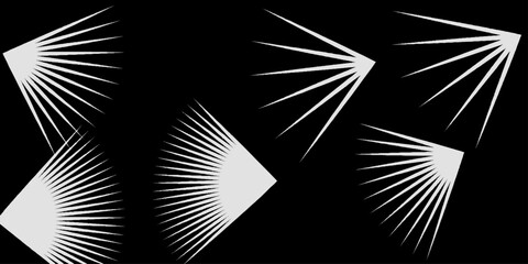 Naklejka premium abstract black and white gradient background modern design. Abstract black with gold lines, triangles background modern design. Vector illustration EPS 10.
