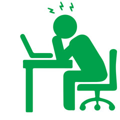 Overworked Person Stress