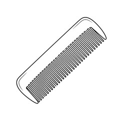 comb illustration vector style coloring page 