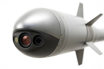 Kalibr-Style Cruise Missile Nose Cone & Guidance Macro — Studio Photo