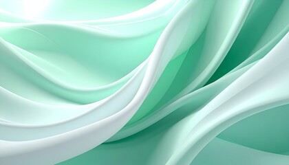 Elegant, flowing curves of pastel fabric, softly lit, creating a dynamic, abstract composition