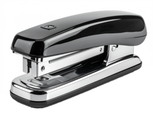 Metal Stapler Isolated on Transparent Background