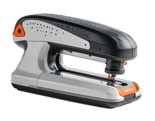 Metal Stapler Isolated on Transparent Background