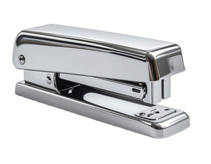 Metal Stapler Isolated on Transparent Background