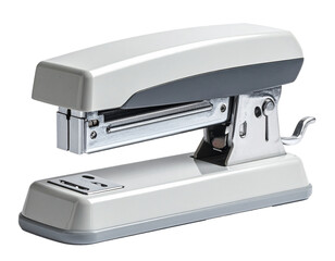 Metal Stapler Isolated on Transparent Background
