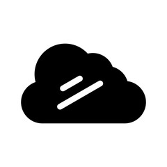 Cloud Icon Vector Symbol Design Illustration