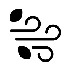 Wind Icon Vector Symbol Design Illustration