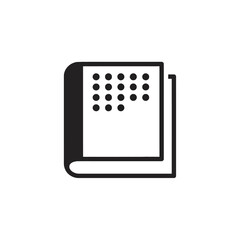 Braille book icon representing accessibility and inclusive education.
