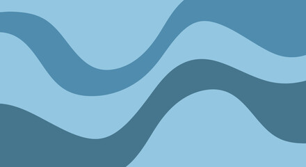 Abstract blue waves background for modern design.
