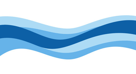 Abstract Blue Waves: A Serene and Dynamic Design.