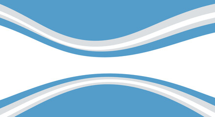 Abstract background with blue and white wavy lines.