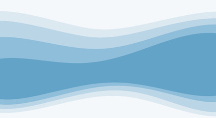 Abstract Blue Waves Background.