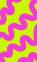 imagen en fondo verde y lineas de color rosa 