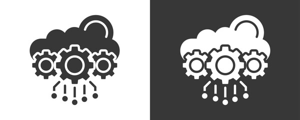Api Icon Set Vector Collection Isolated In Black And White