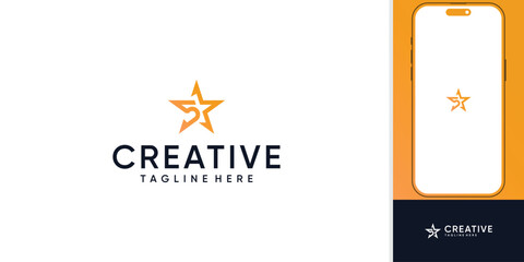 Star5 Creative Dynamic Logo for Modern Apps and Startups