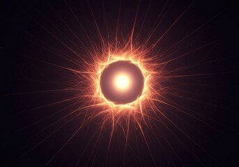 Deep space abstract visualization of an intense gravitational singularity, twisting light and space into an endless void of color, universe, deep, dark