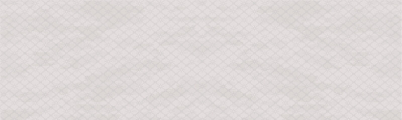 花菱模様の透かしがある和紙、和柄バナーベクター背景