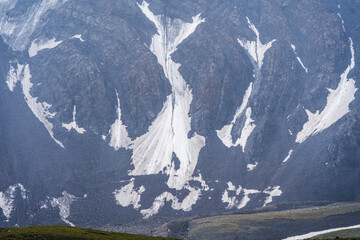 mountain landscape with clouds
