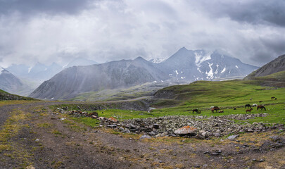 high mountain landscape