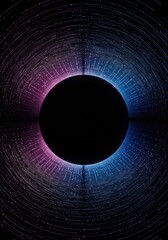 Dynamic abstract background showing digital sonic repetition patterns fading into the distance, symbolizing echoing sound waves and resonance, intensity, ripple, visual