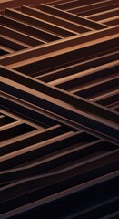 Strong geometric pattern background showing repeating architectural elements that establish depth, movement, and visual structure, design, background, repetition