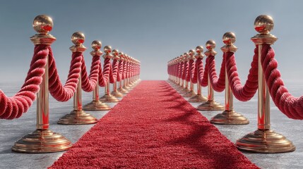 Red Carpet and Stanchions: Symbol of Luxury, Elegance, and Event Celebration