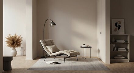 Warmth and Light: Serene Interior with Soft Neutrals