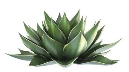 Stunning agave plant with vibrant green leaves and sharp points