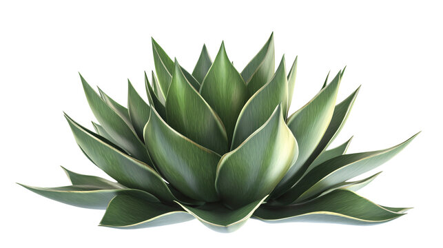 Stunning agave plant with vibrant green leaves and sharp points