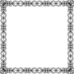 Simple Square Frame with White Background, Unique Square Frame, Amazing Border Frame and Photo Frame, Black Color Frame