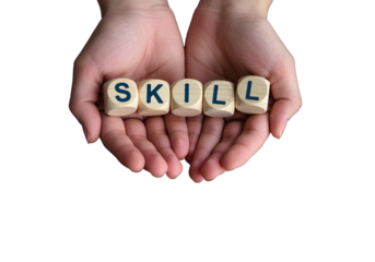 Hand holding a red paper sign with the word help is a business concept symbol for communication success