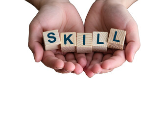 Hand holding a red paper sign with the word help is a business concept symbol for communication success