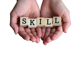 Hand holding a red paper sign with the word help is a business concept symbol for communication success