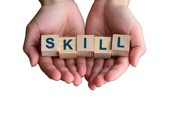 Hand holding a red paper sign with the word help is a business concept symbol for communication success