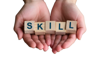 Hand holding a red paper sign with the word help is a business concept symbol for communication success