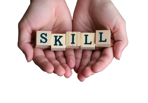 Hand holding a red paper sign with the word help is a business concept symbol for communication success