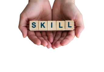 Hand holding a red paper sign with the word help is a business concept symbol for communication success