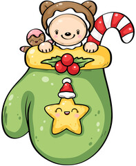 green glove christmas