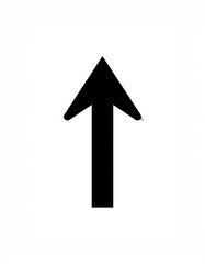 Upward Arrow - Directional Symbol for Navigation and Progress.