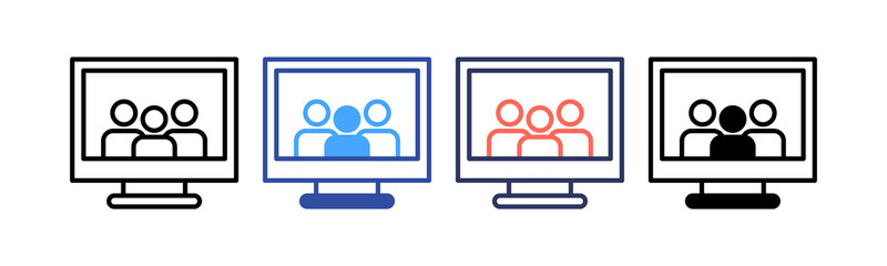 Visitor multiple icon