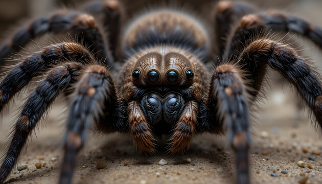 spider on the ground