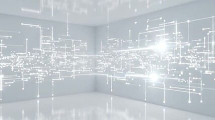 Clean medical animation with abstract bars and dots for healthcare visuals