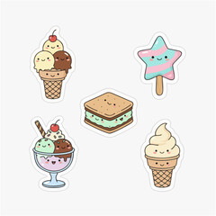 set of collection vector set for elements, stiker, and cliparts