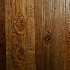 Fototapeta premium Wood grain texture close-up, warm tones and copy space