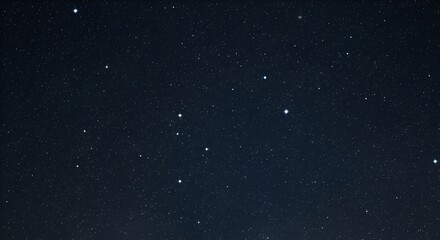 Fototapeta premium Beautiful Dark Starry Night Sky with Countless Twinkling Stars Background Image