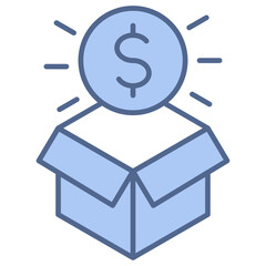 Package Blue Icon