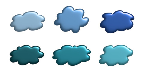 3d speech bubble Blank empty message box Textbox frame for banners, price tags, stickers, design