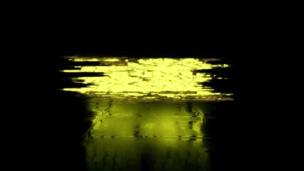Acid Yellow Big Sale Glitch Text Animation with Digital Noise Distortion for Cyberpunk Retail Promo - Powered by Adobe