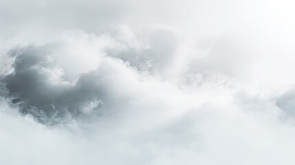 A soft, ethereal cloud formation with a gentle gradient, creating a serene and tranquil atmosphere.