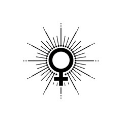 International Day of Zero Tolerance for FGM Stylized face with abstract details and dark tones